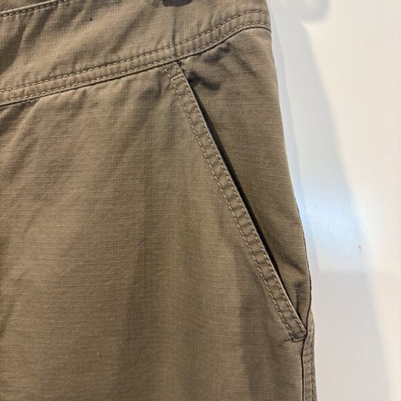 LL‎ Bean Brown Pants Ripstop Gray Hiking Trail Womens Size 12 (1879) - Picture 4 of 7